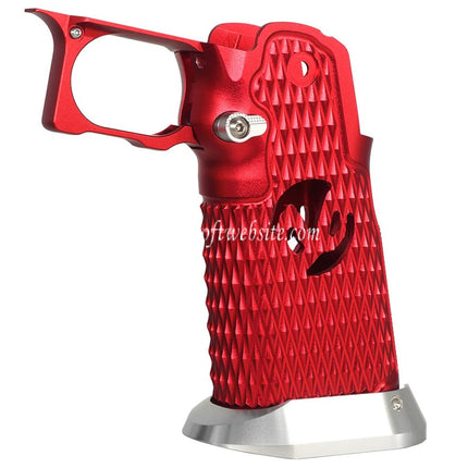 5KU CNC Aluminum Poignée Type-9 Convient pour Tokyo Marui Hi-Capa 5.1 4.3 Série GBB Pistolets Airsoft