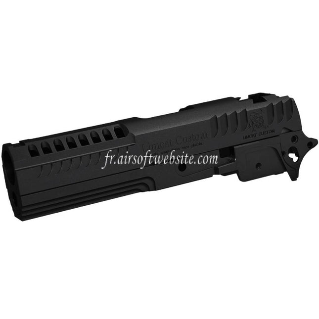 5KU CNC Aluminum LimCat Custom Style Milieu Châssis Glissière Set Convient pour Tokyo Marui Hi-Capa 4.3 Série GBB Pistolets Airsoft