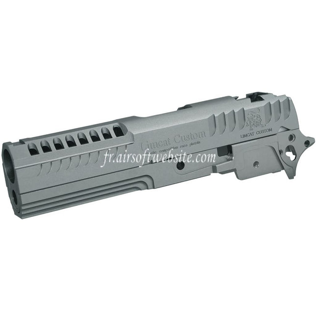 5KU CNC Aluminum LimCat Custom Style Milieu Châssis Glissière Set Convient pour Tokyo Marui Hi-Capa 4.3 Série GBB Pistolets Airsoft