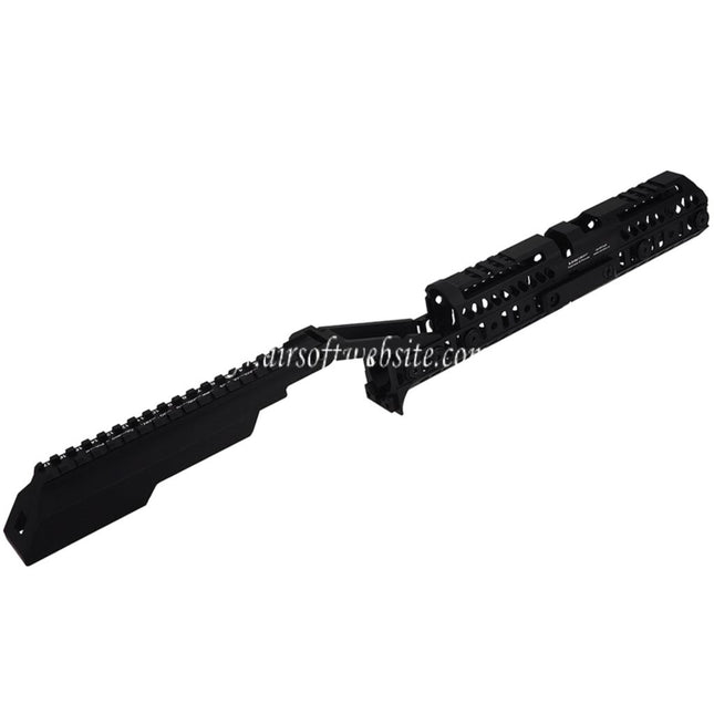 5KU SPORT-4 Style Garde-Main Rail Système B33 Railed Couvre Poussière Set Convient pour Tokyo Marui AKM Série GBB Fusils Airsoft Noir