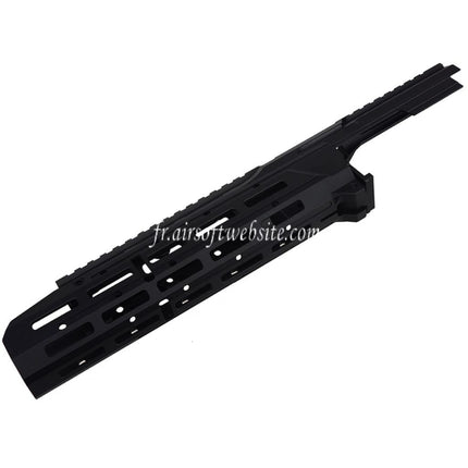 5KU Chassis SAG Style MK3.1 Monolithic M-Lok Garde-Main Rail Système Railed Couvre Poussière Set Convient pour CYMA AKM AK74 AK105 Série AEG Fusils Airsoft Noir