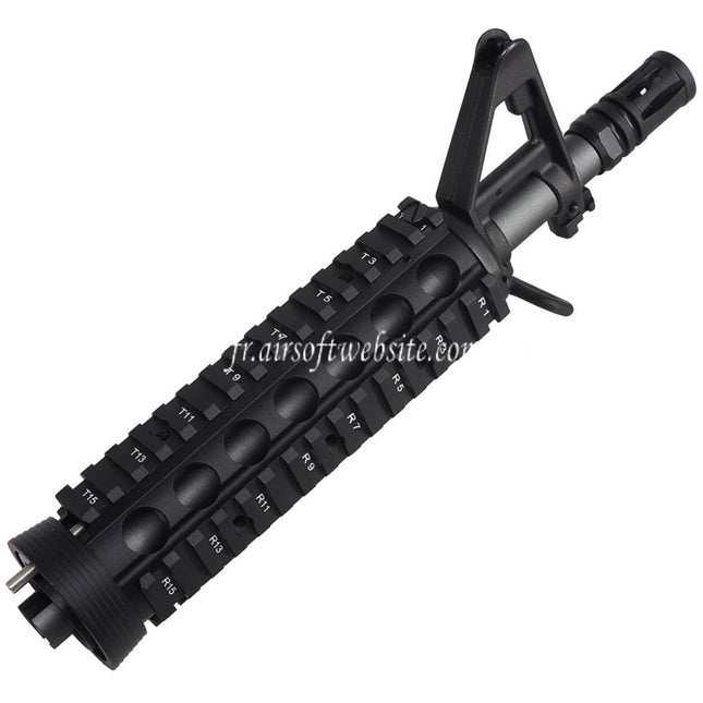 CYMA CGS MK18 MOD.0 CQBR RIS Garde-Main Rail Système Ensemble avant Convient pour CYMA CGS Tokyo Marui M4 Série MWS GBB Fusils Airsoft Noir