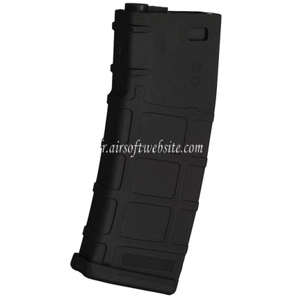 E&C 120 Billes Polymère PMAG Mid-Cap Chargeur Convient pour M4 M16 Série AEG Fusils Airsoft