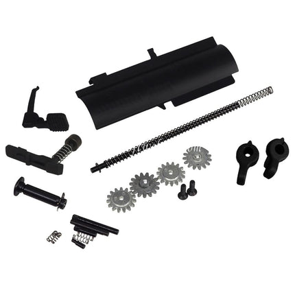 E&C SDMR Style Haut Bas Métal Boîtier Convient pour E&C M110A1 HK417 Série AEG Fusils Airsoft Noir