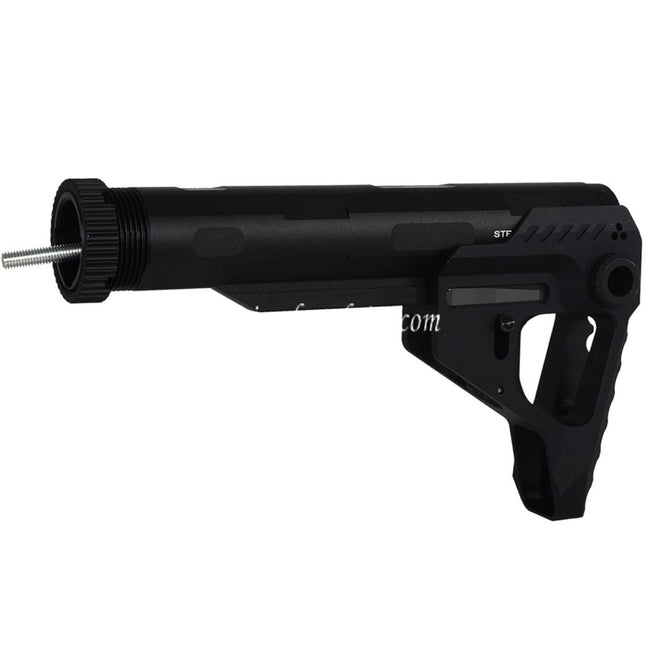 E&C Pit Style PDW Crosse Convient pour AR M4 M16 Série AEG Fusils Airsoft Noir