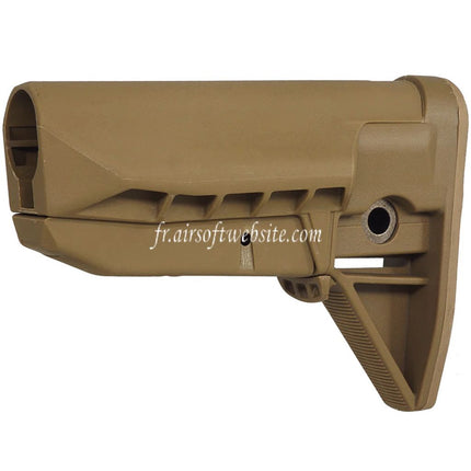 E&C Bravo MOD.0 SOPMOD Style Rétractable Crosse Convient pour AR M4 M16 Série AEG Fusils Airsoft