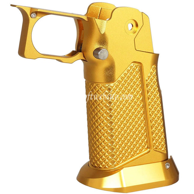 5KU CNC Aluminum Poignée Type-10 Convient pour Tokyo Marui Hi-Capa 5.1 4.3 Série GBB Pistolets Airsoft