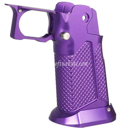 5KU CNC Aluminum Poignée Type-10 Convient pour Tokyo Marui Hi-Capa 5.1 4.3 Série GBB Pistolets Airsoft