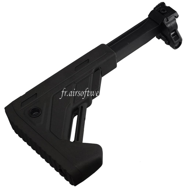 E&C 5-Positions Rétractable Pliant Crosse Convient pour 20mm Picatinny Rail E&C SIG MPX MCX Série Fusils Airsoft