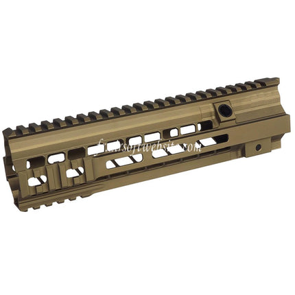5KU 9.5 Pouces Geissele SMR Style MK15 M-Lok Garde-Main Rail Système Super Modulaire Convient pour WE(WE-TECH) Tokyo Marui VFC HK416 Série AEG GBB Fusils Airsoft