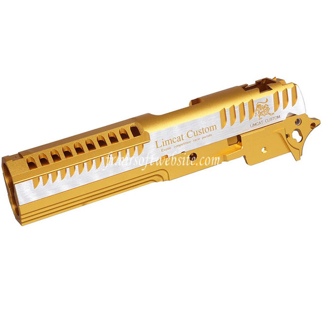 5KU CNC Aluminum LimCat Custom Style Milieu Châssis Glissière Set Convient pour Tokyo Marui Hi-Capa 5.1 Série GBB Pistolets Airsoft