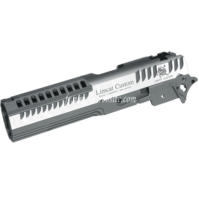 5KU CNC Aluminum LimCat Custom Style Milieu Châssis Glissière Set Convient pour Tokyo Marui Hi-Capa 5.1 Série GBB Pistolets Airsoft