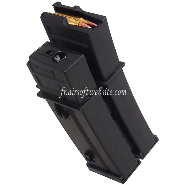 BATTLEAXE 1000 Billes Électrique Contrôle du son Dual Chargeur Convient pour G36 Série AEG Fusils Airsoft Noir