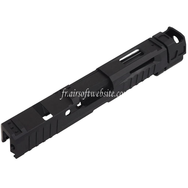 Bomber Airsoft CNC Acier inoxydable P320 NOS Style Canon avec Compensateur Glissière Set Convient pour SIG Air VFC M17 M18 Série GBB Pistolets