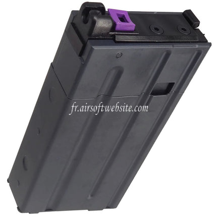 CYMA 20 Billes M16A1 Gaz Chargeur Convient pour CYMA CGS Tokyo Marui M4 Série MWS GBB Fusils Airsoft Noir