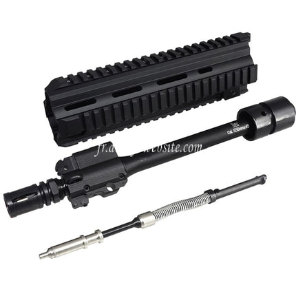 CYMA CGS HK416D Garde-Main Rail Système Intérieur Extérieur Canon Ensemble avant Convient pour CYMA CGS HK416 Série GBB Fusils Airsoft Noir