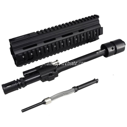 CYMA CGS HK416A5 Garde-Main Rail Système Intérieur Extérieur Canon Ensemble avant Convient pour CYMA CGS HK416 Série GBB Fusils Airsoft Noir