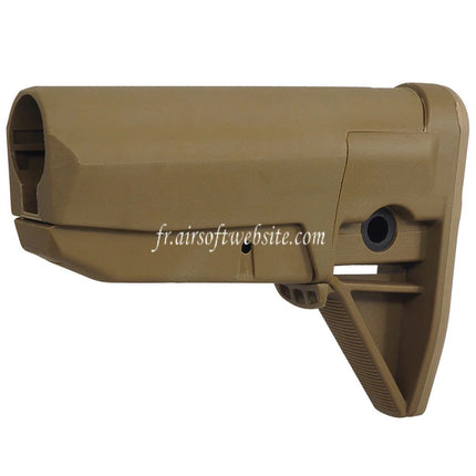 E&C Bravo MOD.0 Style Rétractable Crosse Convient pour AR M4 M16 Série AEG Fusils Airsoft