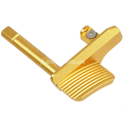 5KU CNC Aluminum Pouce Repose Glissière Verrou Convient pour KJ Works ASG CZ Shadow2 Série GBB Pistolets Airsoft