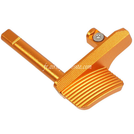 5KU CNC Aluminum Pouce Repose Glissière Verrou Convient pour KJ Works ASG CZ Shadow2 Série GBB Pistolets Airsoft