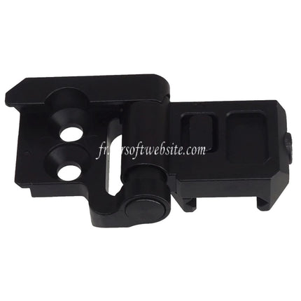 5KU Pliant Crosse Assemblage de charnière Convient pour 20mm Picatinny M1913 Rail Interface Noir