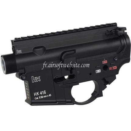 CYMA CGS HK416A5 Métal Haut Bas Boîtier Convient pour CYMA CGS HK416 Tokyo Marui M4 Série MWS GBB Fusils Airsoft Noir