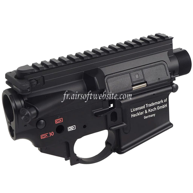 CYMA CGS HK416A5 Métal Haut Bas Boîtier Convient pour CYMA CGS HK416 Tokyo Marui M4 Série MWS GBB Fusils Airsoft Noir