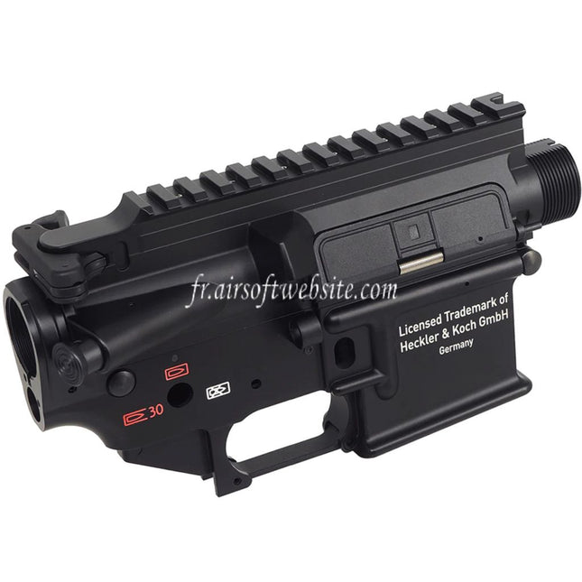 CYMA CGS HK416C Métal Haut Bas Boîtier Convient pour CYMA CGS HK416 Tokyo Marui M4 Série MWS GBB Fusils Airsoft Noir