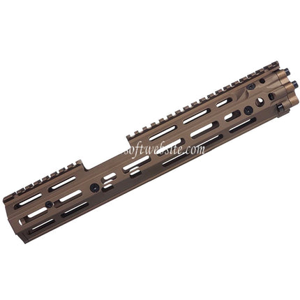 CYMA Daniel Defense Licensed CNC Aluminum 13 Pouces Free Float M-LOK RIS III FSP Garde-Main Rail Système Convient pour M4 M16 Série AEG Fusils Airsoft