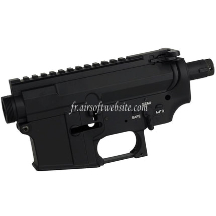 E&C MUR Style QD Système de détachement rapide Métal Haut Bas Boîtier Convient pour E&C Tokyo Marui M4 M16 Série AEG Fusils Airsoft Noir