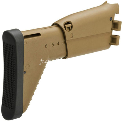 CYMA 6-Positions Rétractable Crosse Convient pour CYMA Cybergun SCAR-L Série AEG Fusils Airsoft