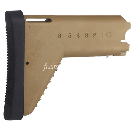 CYMA 180mm Polymère Rétractable Butt Crosse Convient pour CYMA Cybergun SCAR Série AEG Fusil Airsoft