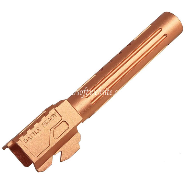 5KU CNC Aluminum BRA Style Ported Canon Extérieur Convient pour Tokyo Marui G17 Gen.3 Série GBB Pistolets Airsoft