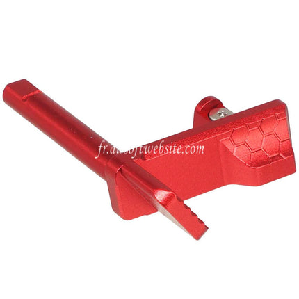 5KU CNC Aluminum Pouce Repose Glissière Verrou Hive Convient pour KJ Works ASG CZ Shadow2 Série GBB Pistolets Airsoft