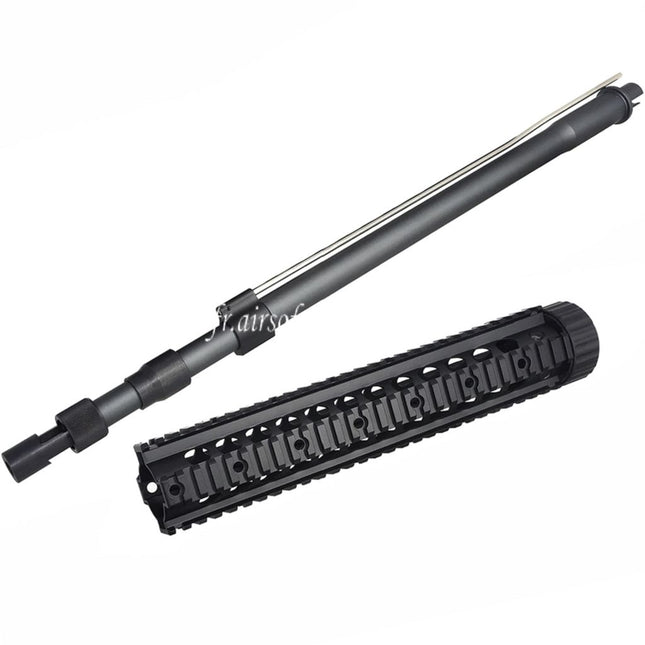 CYMA CGS MK12 MOD1 SPR Garde-Main Rail Système Ensemble avant Convient pour CYMA CGS Tokyo Marui M4 Série MWS GBB Fusils Airsoft Noir