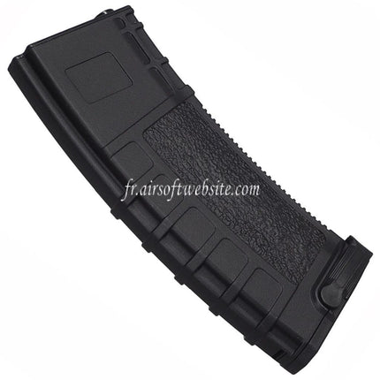 CYMA 90 Billes Pull-Tab Polymère Mid-Cap Chargeur Convient pour M4 M16 Série AEG Fusils Airsoft Noir