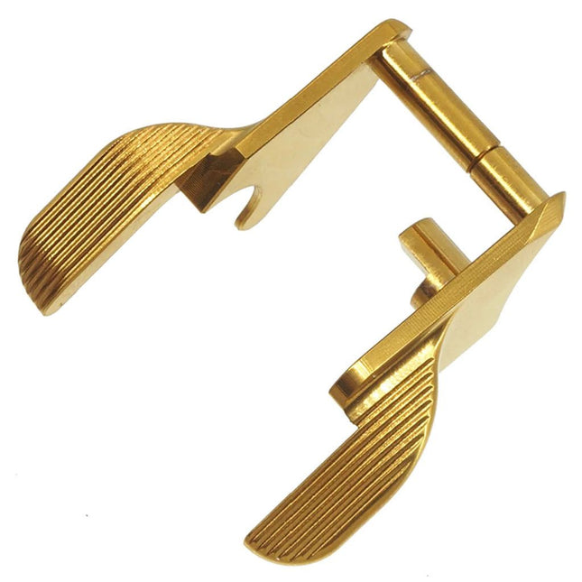 5KU CNC Acier inoxydable Gloss Pouce Sûreté-Ambidextre Convient pour WE(WE-TECH) AW KJ Tokyo Marui Hi-Capa Série GBB Pistolets Airsoft