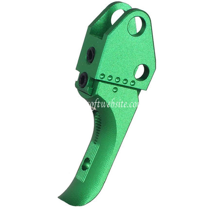 5KU CNC Aluminum 5-Positionnement Reglable Gachette Convient pour KJ Works ASG CZ Shadow2 TS2 Serie GBB Pistolets Airsoft