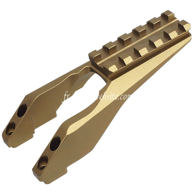 5KU CNC Aluminum M1913 20mm Railed Optique Montagne Convient pour MMS Garde-main CYMA AKM AK74 AK104 AK105 Serie Fusils