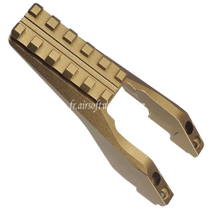 5KU CNC Aluminum M1913 20mm Railed Optique Montagne Convient pour MMS Garde-main CYMA AKM AK74 AK104 AK105 Serie Fusils