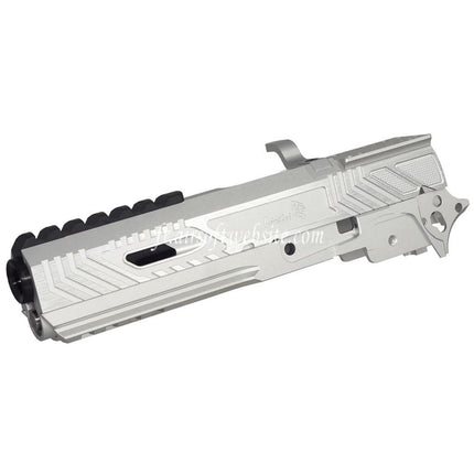 5KU CNC Aluminum Limcat Wildcat Tracker Carry Optique Canon Glissiere Milieu Chassis Convient pour Tokyo Marui Hi-Capa Serie GBB Pistolets Airsoft