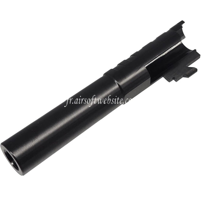 5KU 4.3 Pouces Acier inoxydable Infinity SVP .45ACP Canon Exterieur +11mm CW sens horaire Filetage Convient pour Hi-Capa 4.3 Serie GBB Pistolets Airsoft