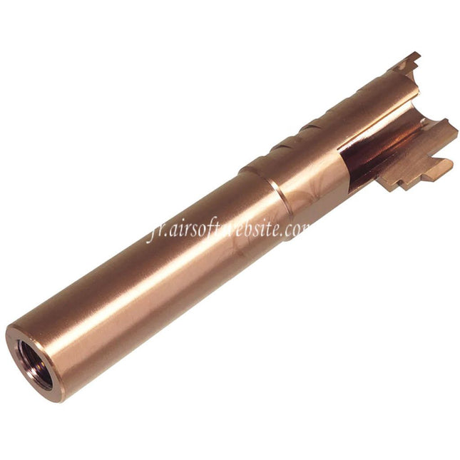 5KU 4.3 Pouces Acier inoxydable Infinity SVP 9MM Canon Exterieur +11mm CW sens horaire Filetage Convient pour Hi-Capa 4.3 Serie GBB Pistolets Airsoft